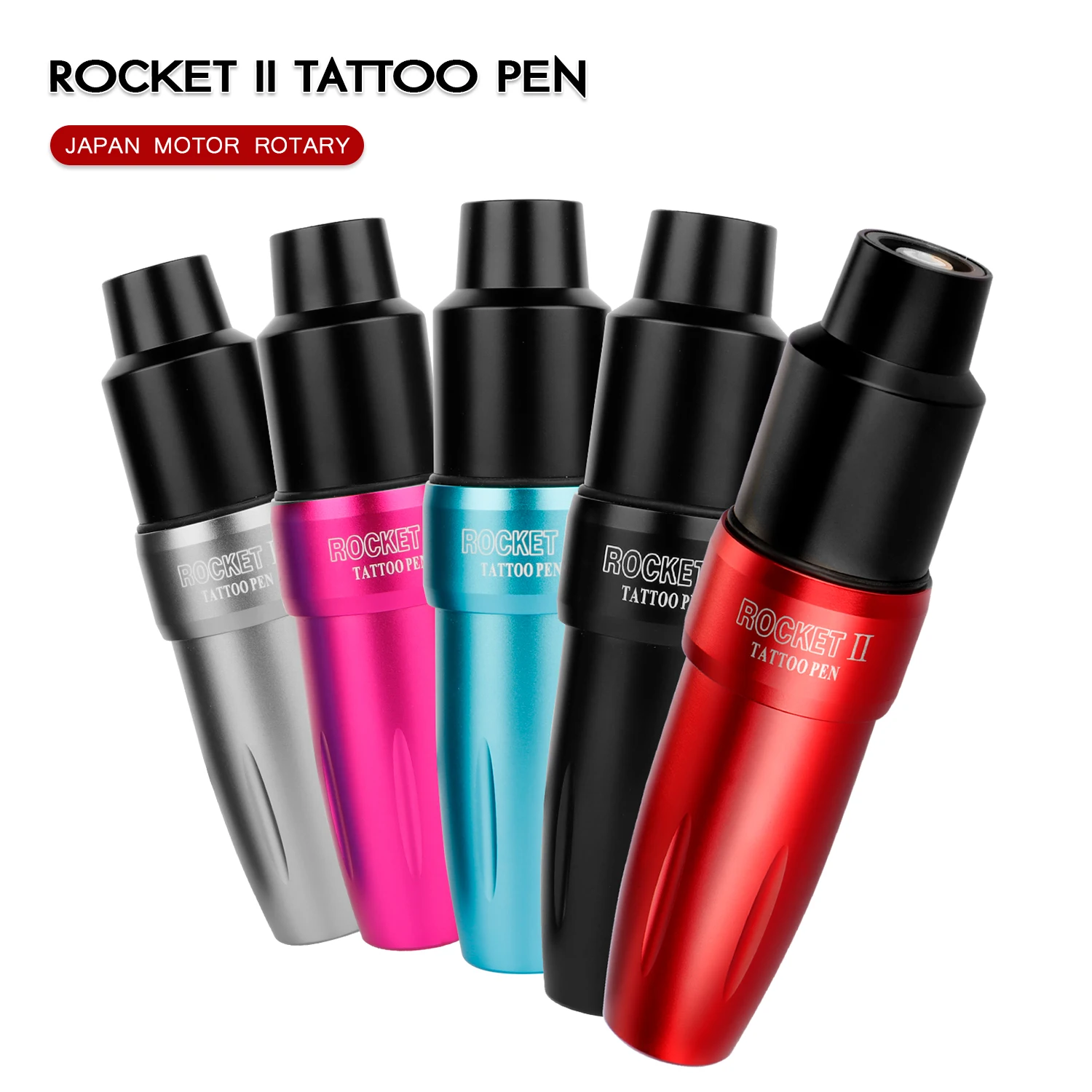 Fashion Rocket II 3.5mm Stroke Tattoo Machine Pen Cartridge Neddle Machine Powerful Motor LED Light Artist Linner And Shader Gun