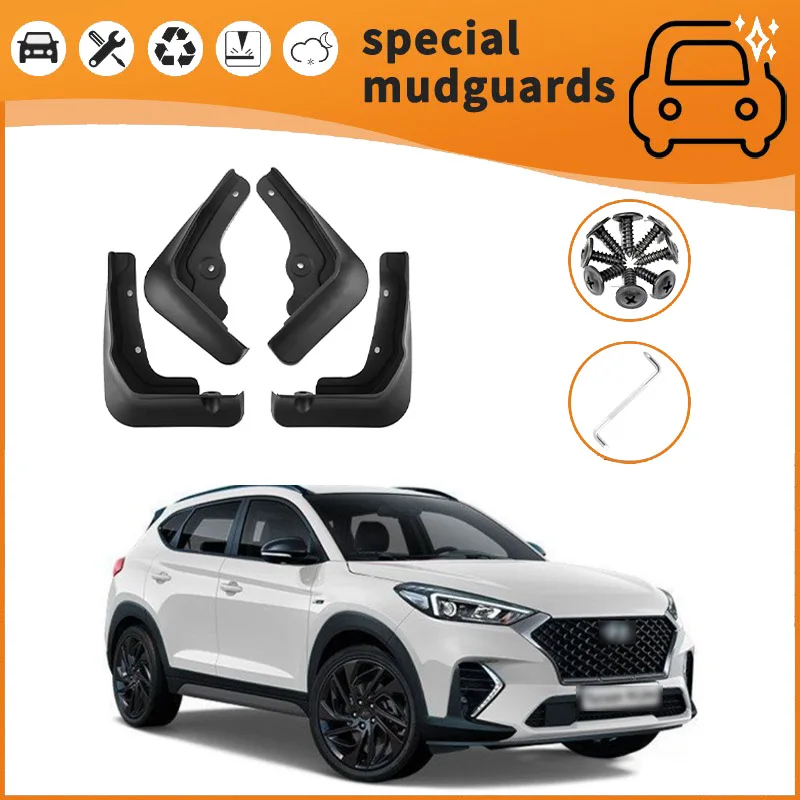 Suitable for 21-24 Hyundai Tucson N-Line fender car tire anti-splash mudguard skin
