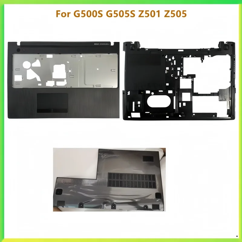 New Laptop Top Case Palmrest Upper Housing Bottom Cover Case HDD Ram Cover memory Cover For G500S G505S Z501 Z505 Shell