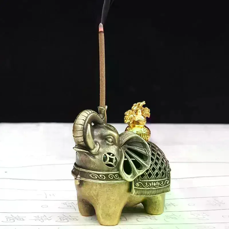 Alloy Incense Burner Hollow Out Mini Sandalwood Incense Burner Zen Aromatherapy Stove Tea Ceremony Home Decoration