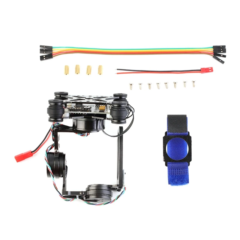 

For FPV Aerial Shooting SCT Hawkeye Gimbal Module 2-Axis Gimbal 3-Axis 2D Brushless Gimbal Module Easy To Use Black