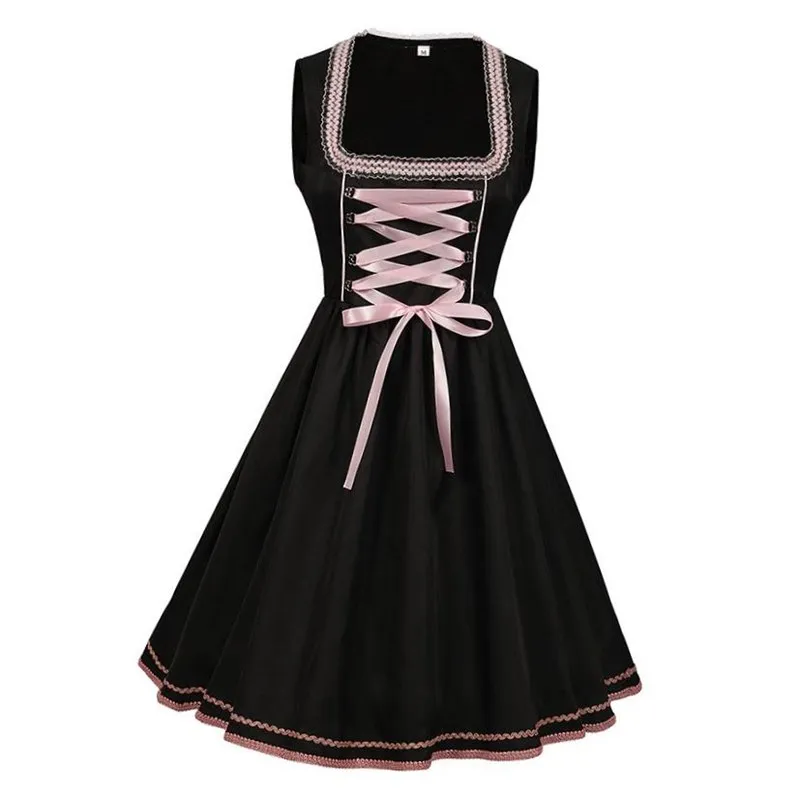 Halloween Deutsches Bierfest Kostüm Damen Hosenträgerhose Traditionelle ethnische Sle Bühnenaufführungskleidung