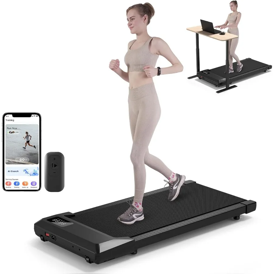 เดียร์รัน 2025 อัพเกรด เดอร์ริ่งแพด -ลู่วิ่งไฟฟ้าอัจฉริยะแบบวางใต้โต๊ะ สำหรับใช้ในบ้าน สำนักงาน และการฝึกออกกำลังกาย พร้อมโปรแกรมรางวัล รุ่น Quick S