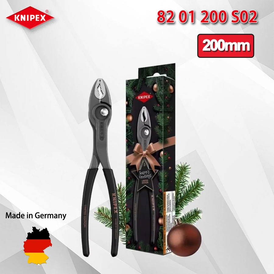 

KNIPEX TwinGrip Carp Pliers Anti-Pinch Protection High Clamping Force Adjustable 82 01 200 S02