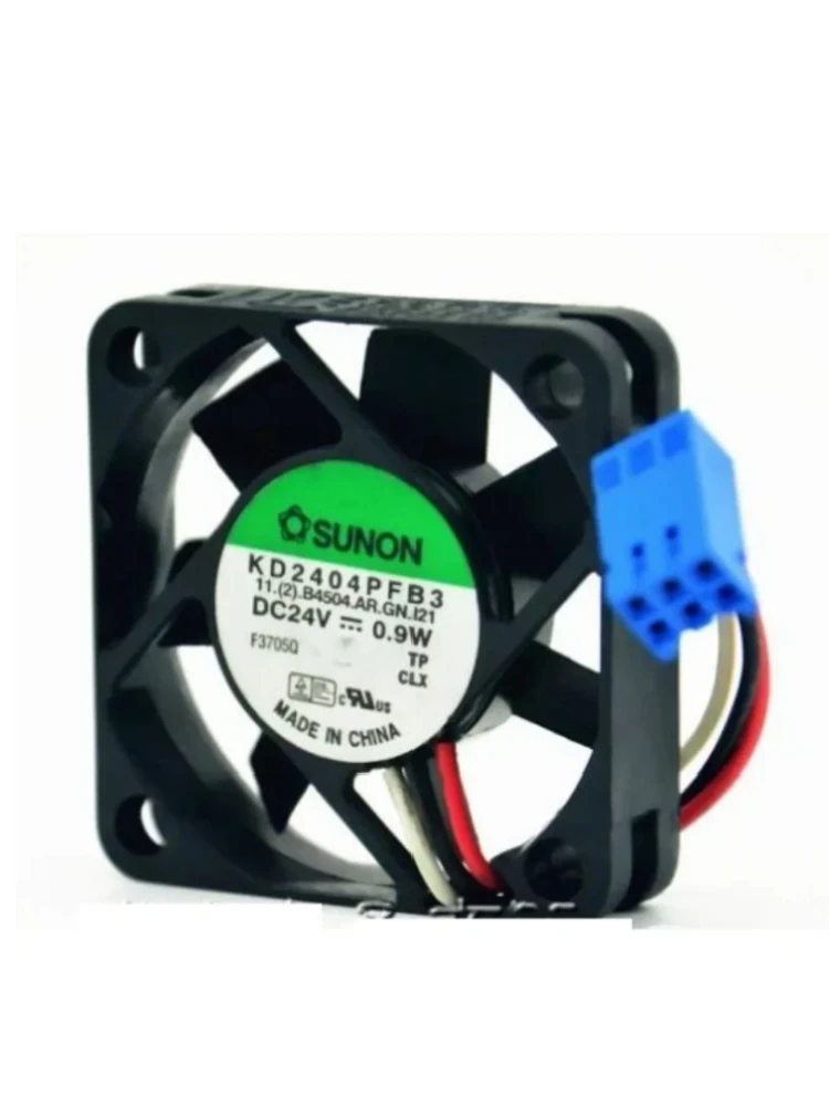 

Новый вентилятор процессора для KD2404PFB3 24 В 0,9 Вт 3-проводной вентилятор преобразователя частоты сигнализации 4 см 6-портовый разъем