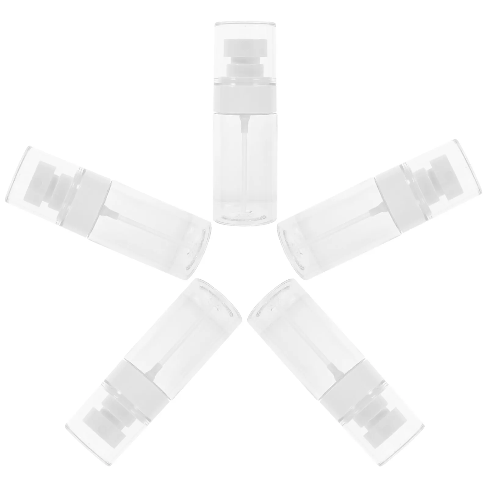 Travel Size Spray Bottles 5 Pack Refillable Fine Mist Sprayers for Face Toner Hair Care and Aromatherapy