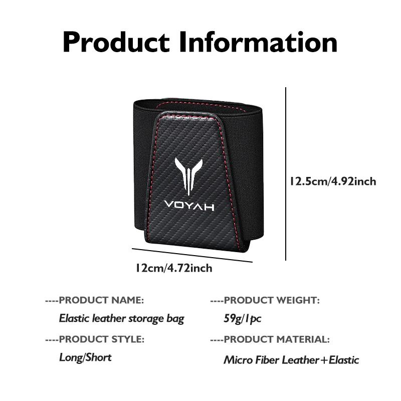 Car Seat Side Storage Pocket Phone Holder Stowing Bag Elastic For Voyah Free DFL DFM DFSK DFMC Dongfeng - view 6