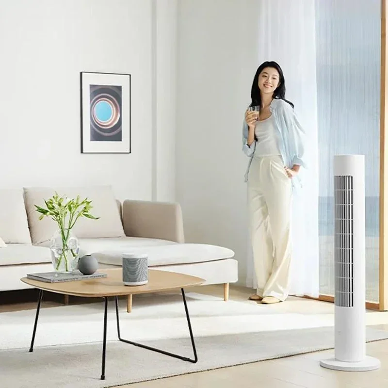2025 NEW XIAOMI MIJIA Smart DC Inverter Tower Fan 2 Portable Fan Appointment Timing Low Noise APP Control 150° Oscillation Range