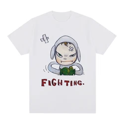 Yoshitomo Nara fight it out T-shirt Cotton Men T shirt New TEE TSHIRT Womens Tops