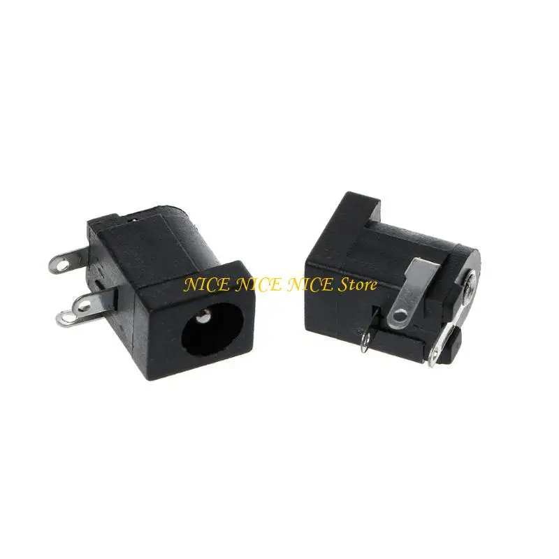 5 PCS DC-005 Negro para conector zócalo toma alimentación 5.5x2.1 mm Type PCB