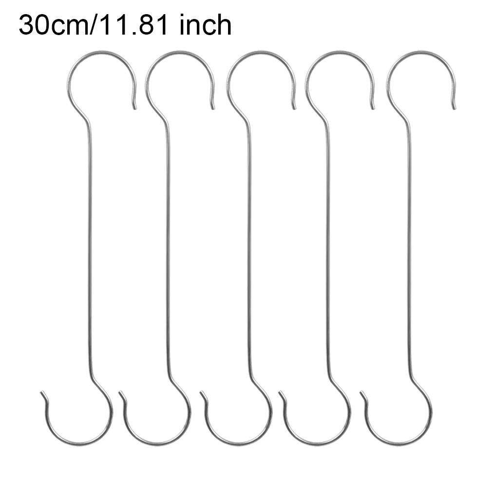 5pack lot Stainless Steel Metal Hooks For Multifunctional Solution Wide Application S Shaped Hooks