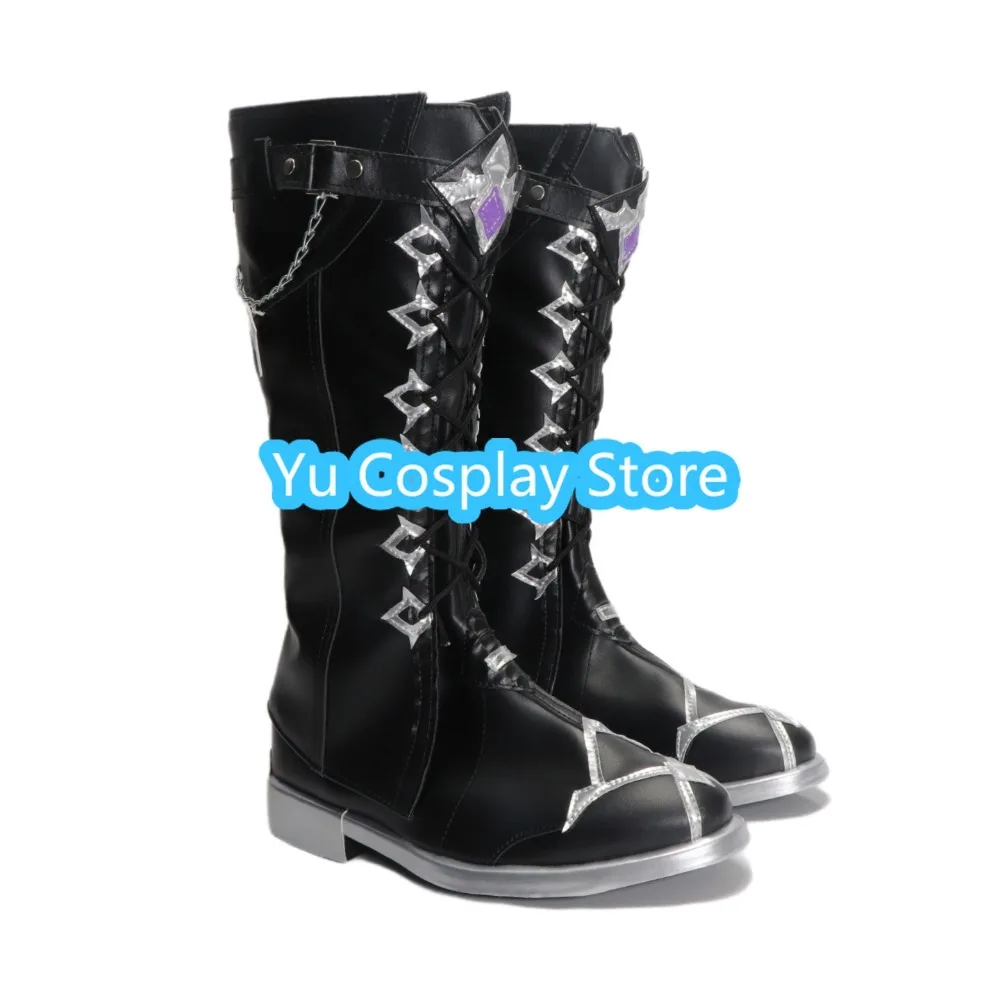 Yu Cosplay Store Genshin Impact Flins Scarpe Cosplay Scarpe Cosplay Anime Stivali Costumi di Halloween Puntelli