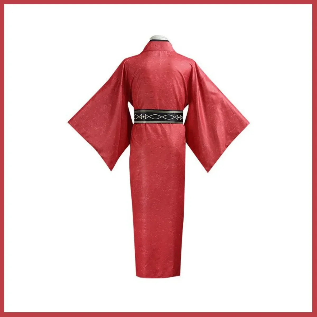 Anime Haikyuu!! Kozume Kenma Cosplay Costume Wig Japanese Red Kimono Long Bathrobe Haori Adult Man Halloween Carnival Suit