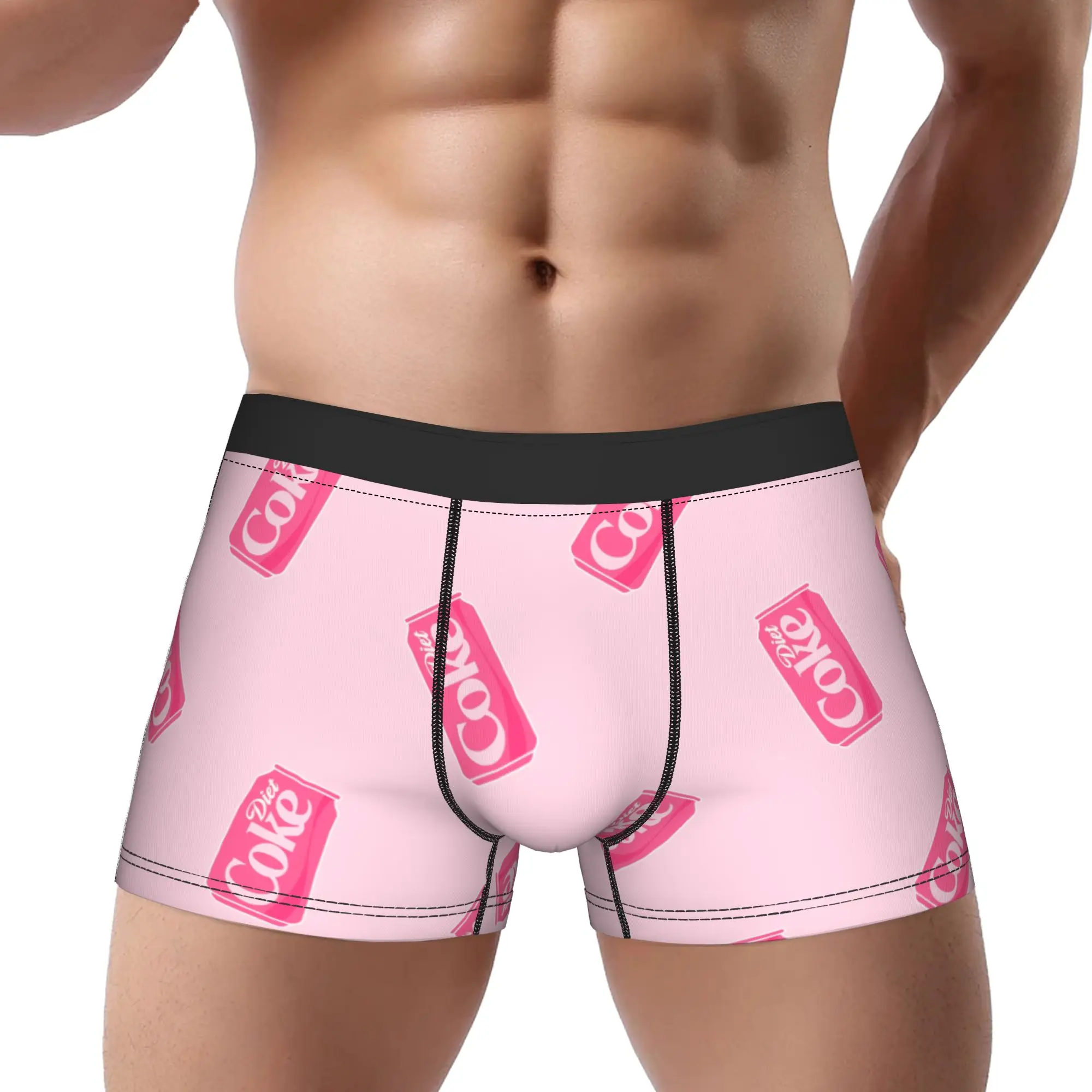 dDiet Coke Can Pattern  dDiet Coke Underpants Homme Panties Men's Underwear Ventilate Shorts Boxer Briefs