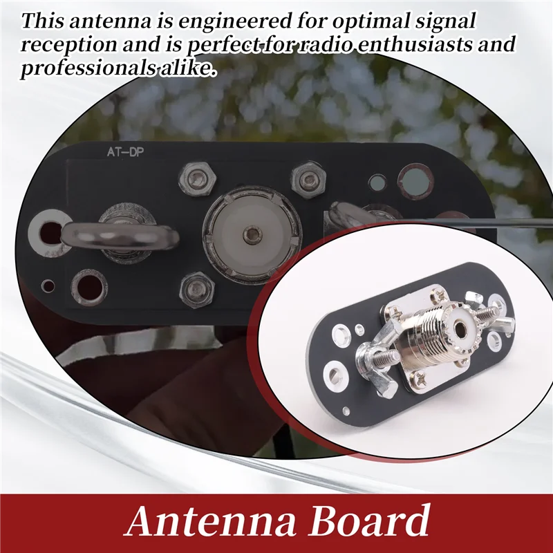 جديد-AT-DP لوح مهايئ هوائي مجلس الموجات القصيرة راديو إرسال هوائي خط طويل نهاية تغذية انفصال فورست هوائي