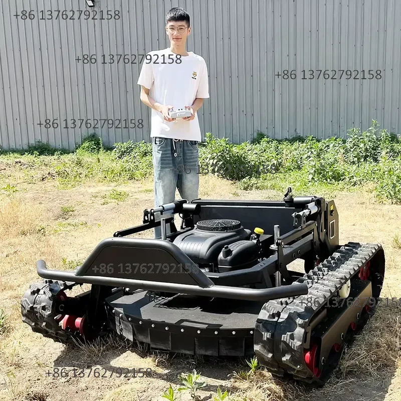 【2026】 R.Mower Efficient Remote Control Lawn Mower Machines for Garden Works 800mm 1m Slope Crawler Lawn Mower