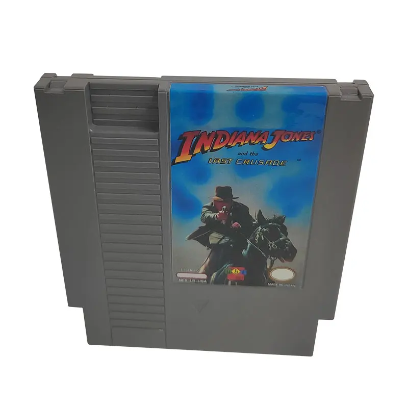 Картридж игровой 8-битный для консоли 72 pin NES Classic, с принтом «Индиана Джонс и последняя Крестовка», PAl и NTSC, американская версия