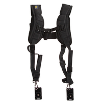 Double Shoulder Strap Portable Shoulder Camera Strap Quick Adjustment Accessories for Two DSLR Digital Cameras
