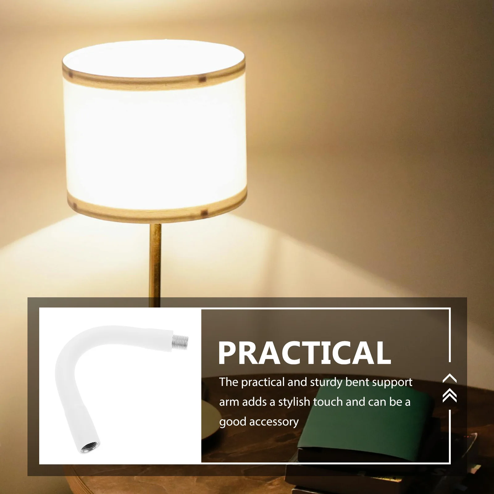 

1pcs Bendable Stem Support Arm For Diy Table Lamp Repair Durable Curved Lighting Fixture Parts Lamp Making Accessories