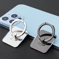 Metal Mobile Phone Grip Holder Ring Stand for iPhone 11/14Pro Max Huawei Samsung Xiaomi - Anti-Slip Smartphone Support