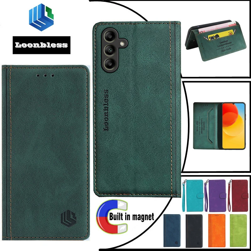 A35 5G Case For Samsung Galaxy A35 Case Leather Wallet Flip Case Etui Samsung Galaxy A35 5G Cover Coque Fundas Shell Housing bag