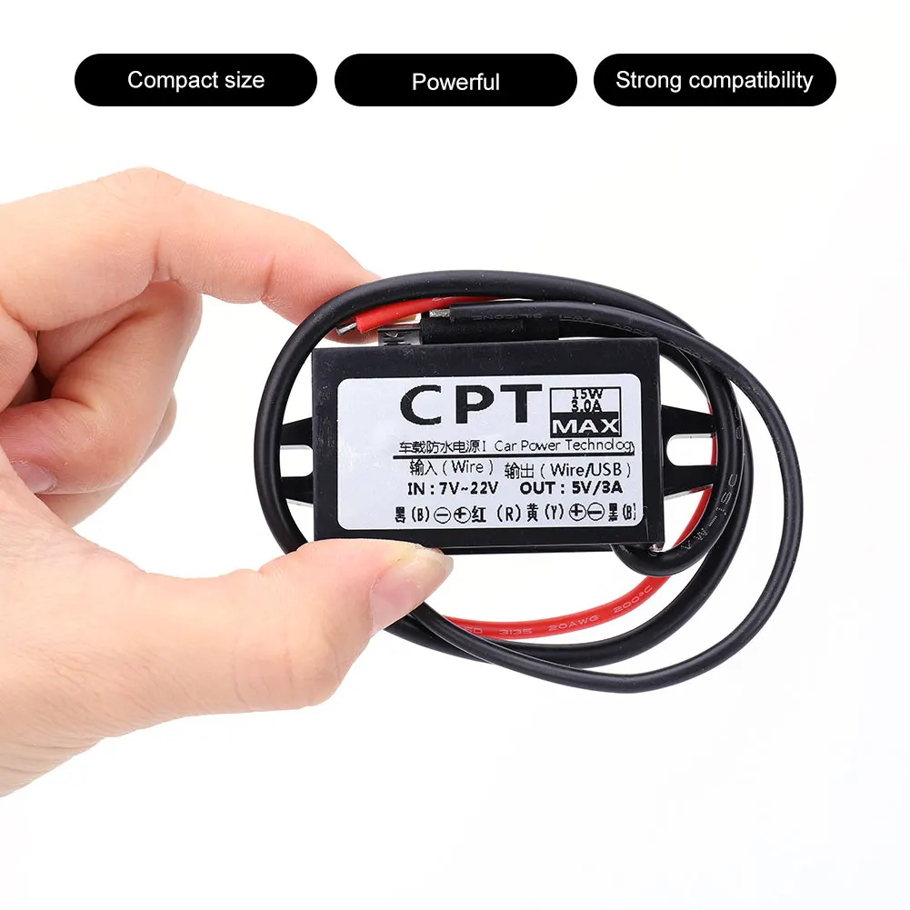 12V To 5V 3A 15W Ca…