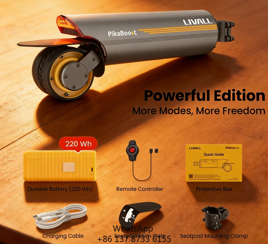 

Urn Your Bike Electric With LIVALL PikaBoost 2 | 70km Long Range E-Bike Upgrade Kit