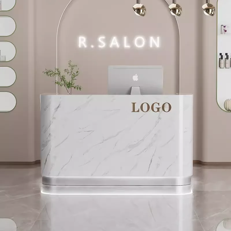 

Контур салона красоты Салон красоты Магазин одежды Косметический прием Прилавок для кофейни Минималистская роскошная компактная мебель