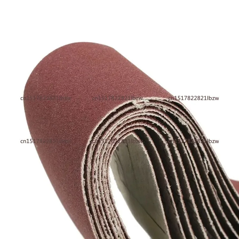 50mm x 686mm sand belt with 10 mixed particle sizes (60/120/150/240 mesh) for grinding and polishing