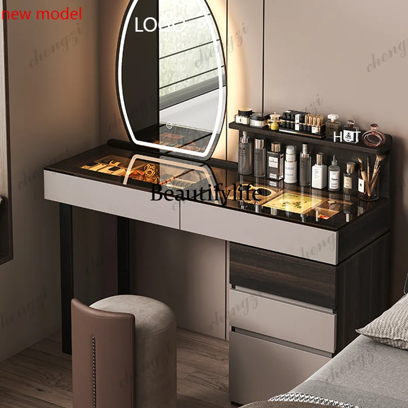 M138 Modern Vanity Desk Practical Textured Minimalist Design Vanity Desk Delicate Graceful Coiffeuse À Maquillage Furniture