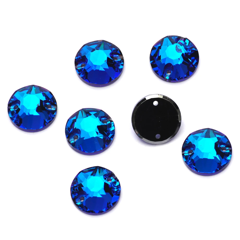 PUBRILEX K9 Strass-Kanten mit Facetten XIRIUS Kristalle Flache Rückseite Aufnähbare Strasssteine für Kleidung, Taschen, Glas, Nähsteine – Detail 5