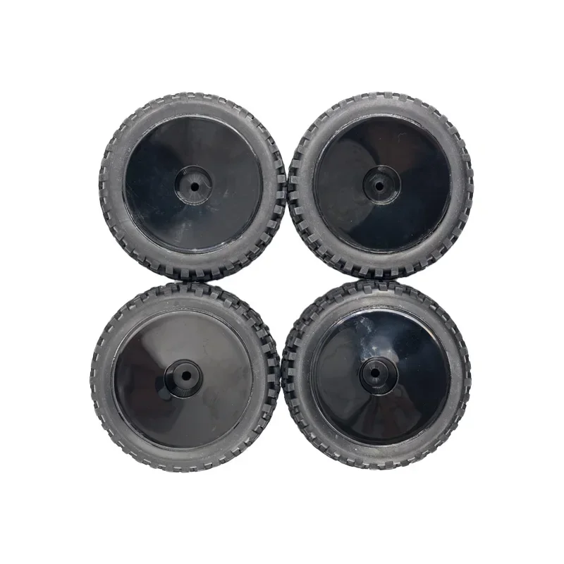 1/12 1/14 1/16 하이퍼 웨일리 MJX HSP 및 쿠치유에 적합한 좁은 앞면과 넓은 뒷면의 85mm 개조 타이어 4개