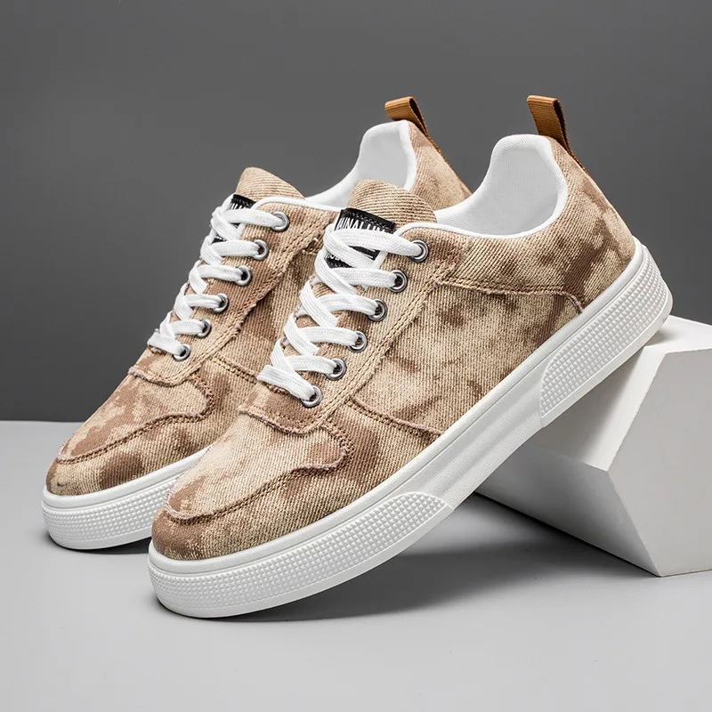 Zapatos de lona Vintage para jóvenes para hombres, zapatos de tablero transpirables de diseñador de verano, zapatos planos informales, zapatillas de deporte de tendencia coreana para hombre, Masculino