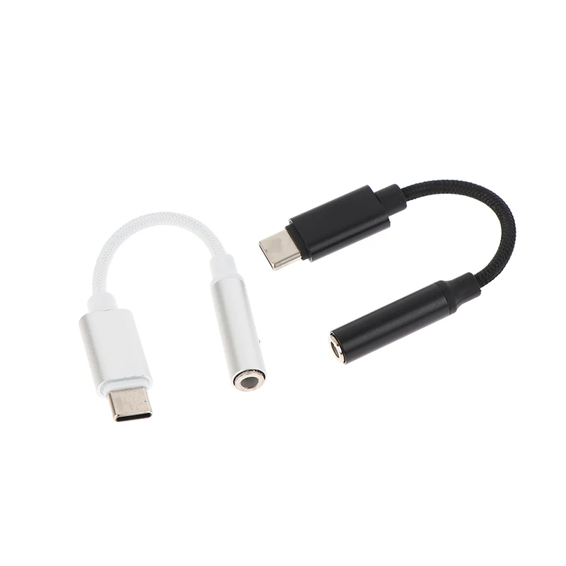 USB نوع C إلى 3.5 مللي متر Aux محول Type-c 3 5 جاك كابل الصوت سماعة كابل محول للهاتف كابل محول الصوت الرقمي #2
