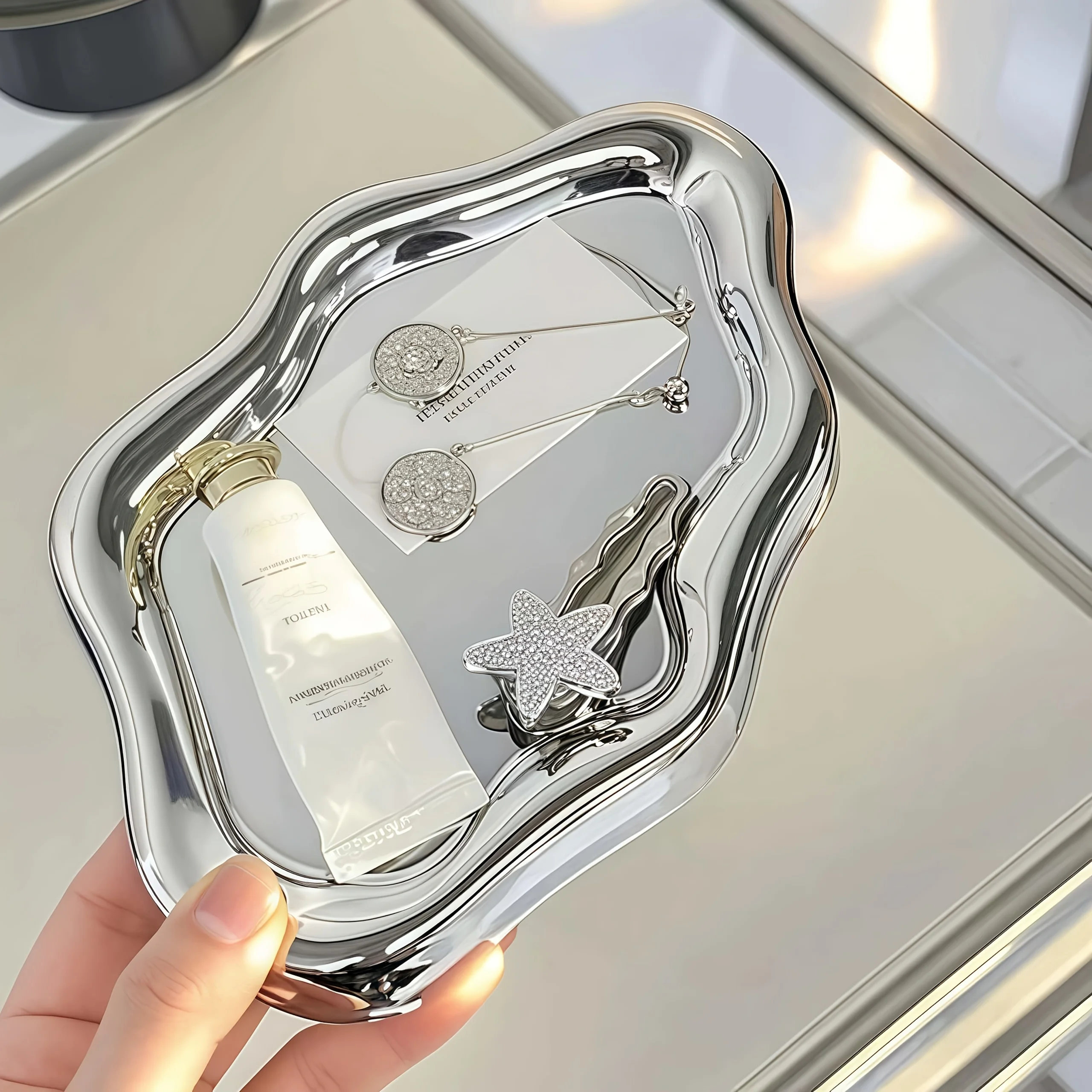 1 grande vassoio porta gioiell - Men'S Accessories Organizer Tray recensione e prezzo