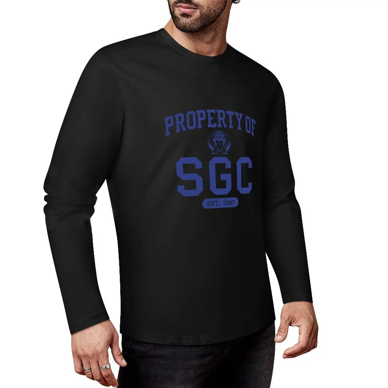 Property of SGC Long T-Shirt sweat shirts sweat shirt T-shirts for men cotton