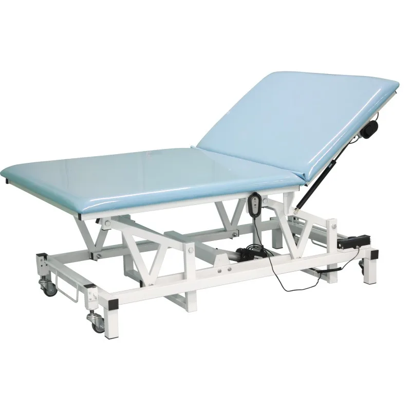 Electric Adjustable PT Training Bed for Rehabilitation Massage and Mobility Exercise with Wide Folding Design for Home Use