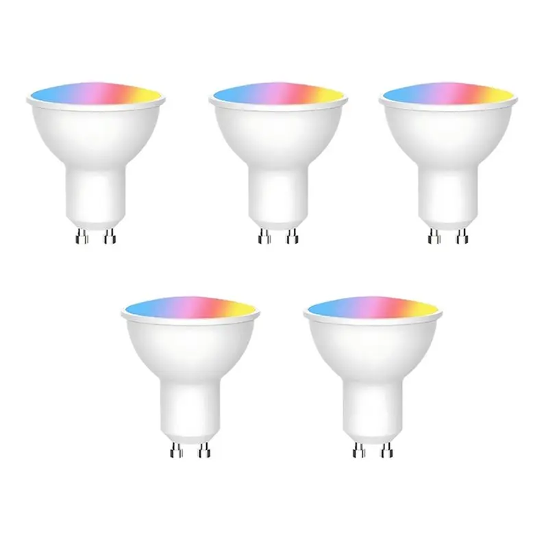 ABGG-30PCS Tuya Wifi GU10 Smart LED Light Bulb Dimmable 6W 220V Smart Life App Control Spotlight Bulb Works With Alexa Google