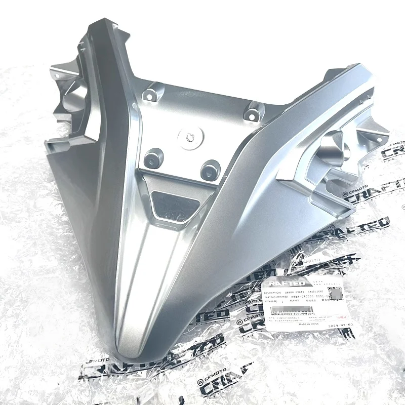 

For CFMOTO 250SR MY22 Motorcycle Original Accessories Headlamp Face Panel Upper Cover 250 SR Front headlight upper cover