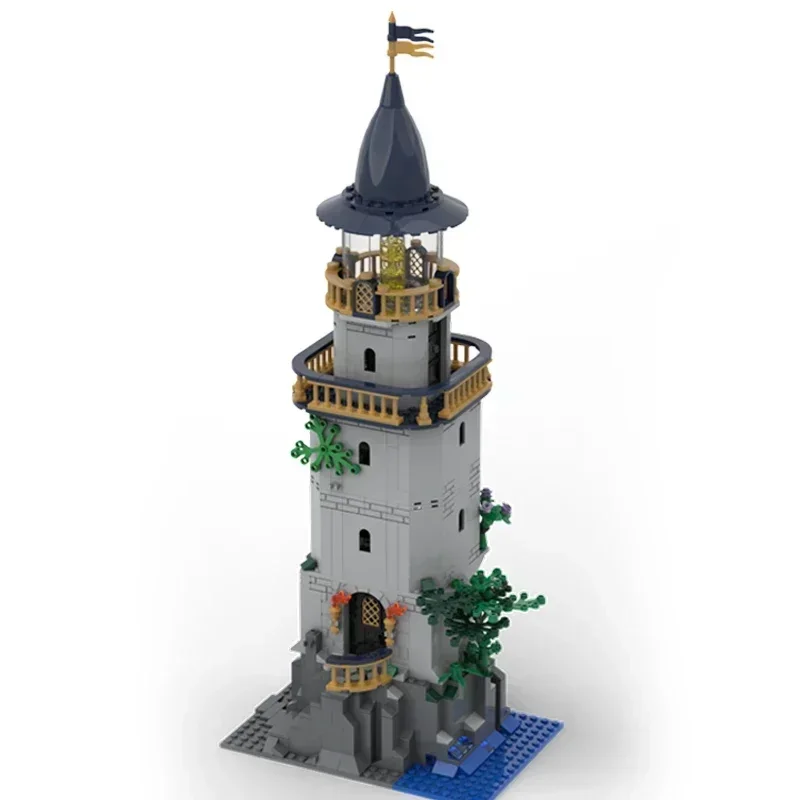 Moc Bausteine Modulare Gebäude Meer Leuchtturm Technische Ziegel DIY Montage Bau Spielzeug Für Kind Urlaub Geschenke