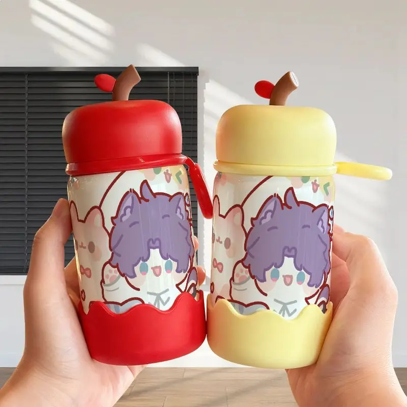 Auf Lager New Love and Deepspace 2025 Anime-Spiel Cos Rafayel Unisex 15 x 6,5 cm Druck Farbblockierender isolierter Wasserbecher Geschenk