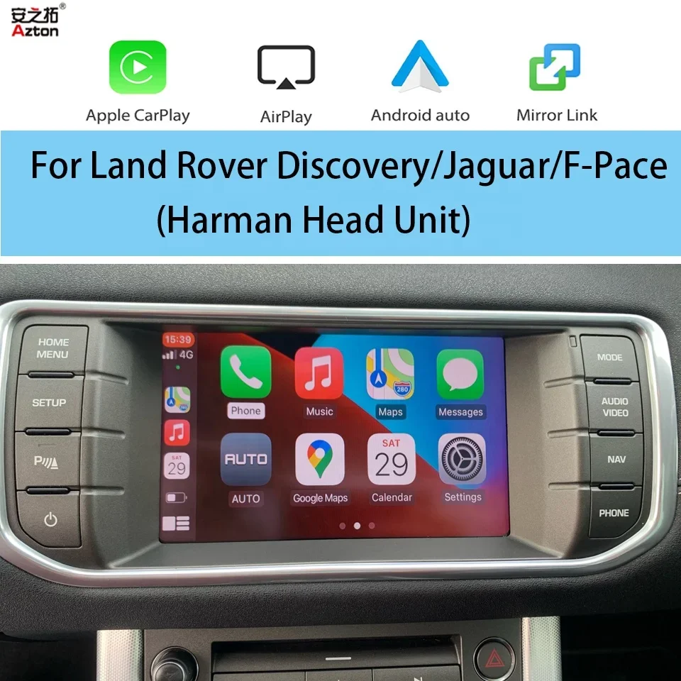 Dashboard Wireless CarPlay Module For Jaguar F-Pace Harman Headunit 8