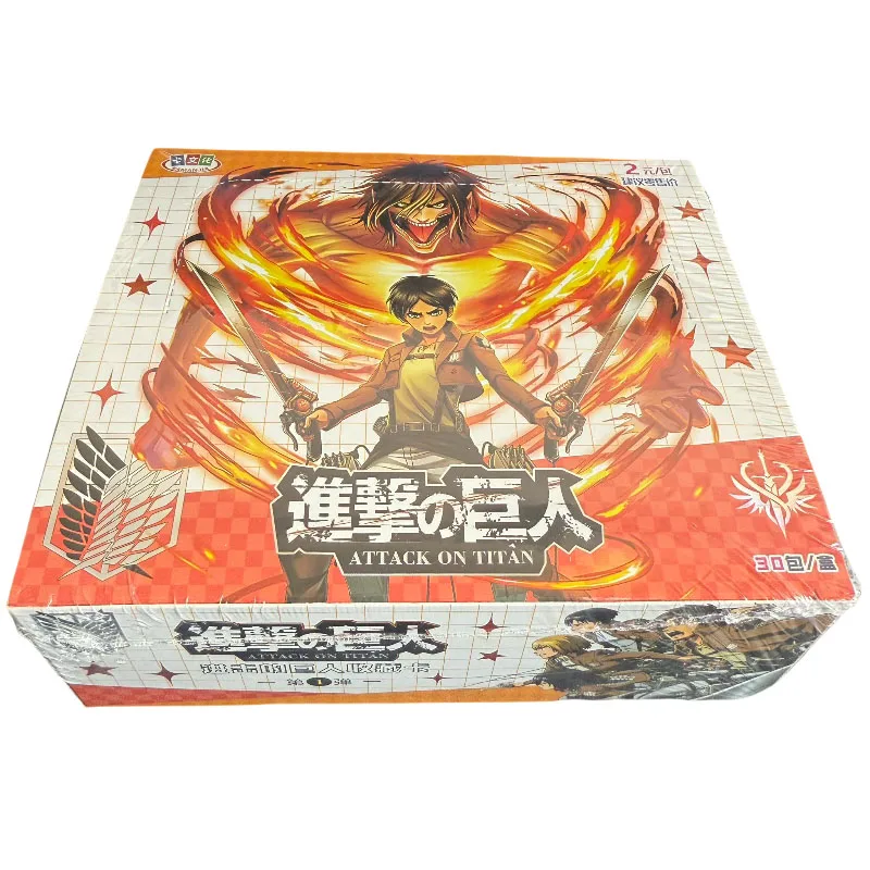 進撃の巨人 クラシックアニメコレクションカード エレン・イェーガー ミカサ・アッカーマン 戦闘役 日本アニメギフト