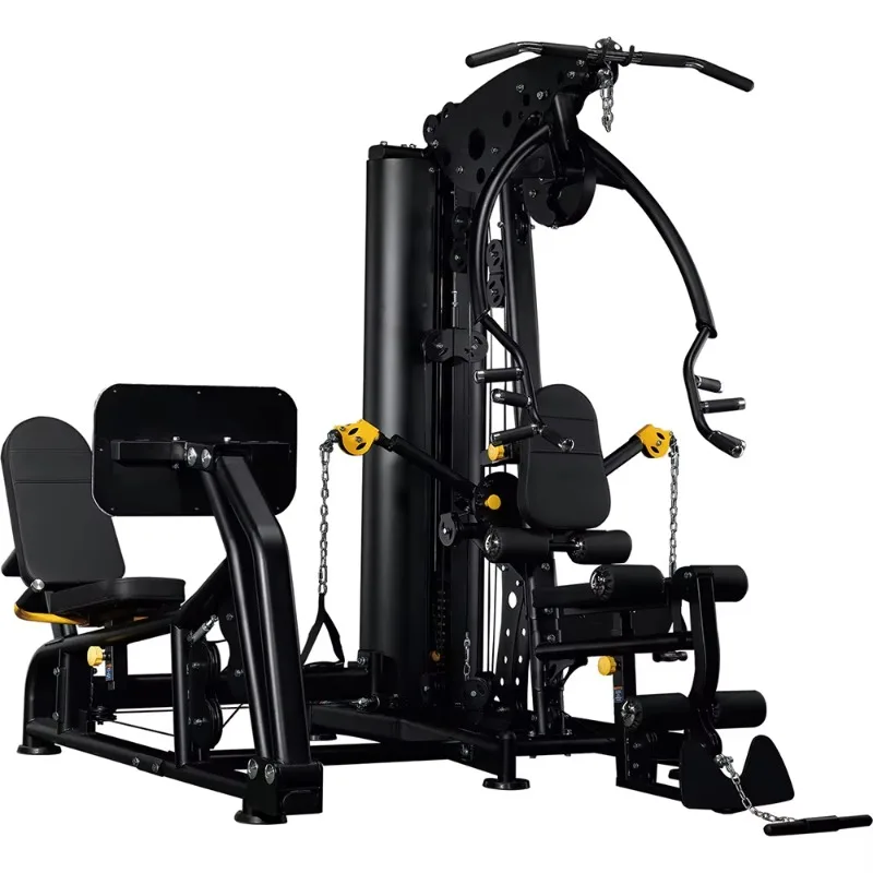 High-Quality 2-Station Commercial Gym Trainer, Multi-Functional Power Rack Strength Equipment for Club