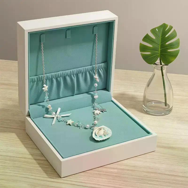 Summer Ocean Themed Starfish Shell Pearl Necklace Lightweight Fashion Jewelry for Women Seaside Travel Daily Wear