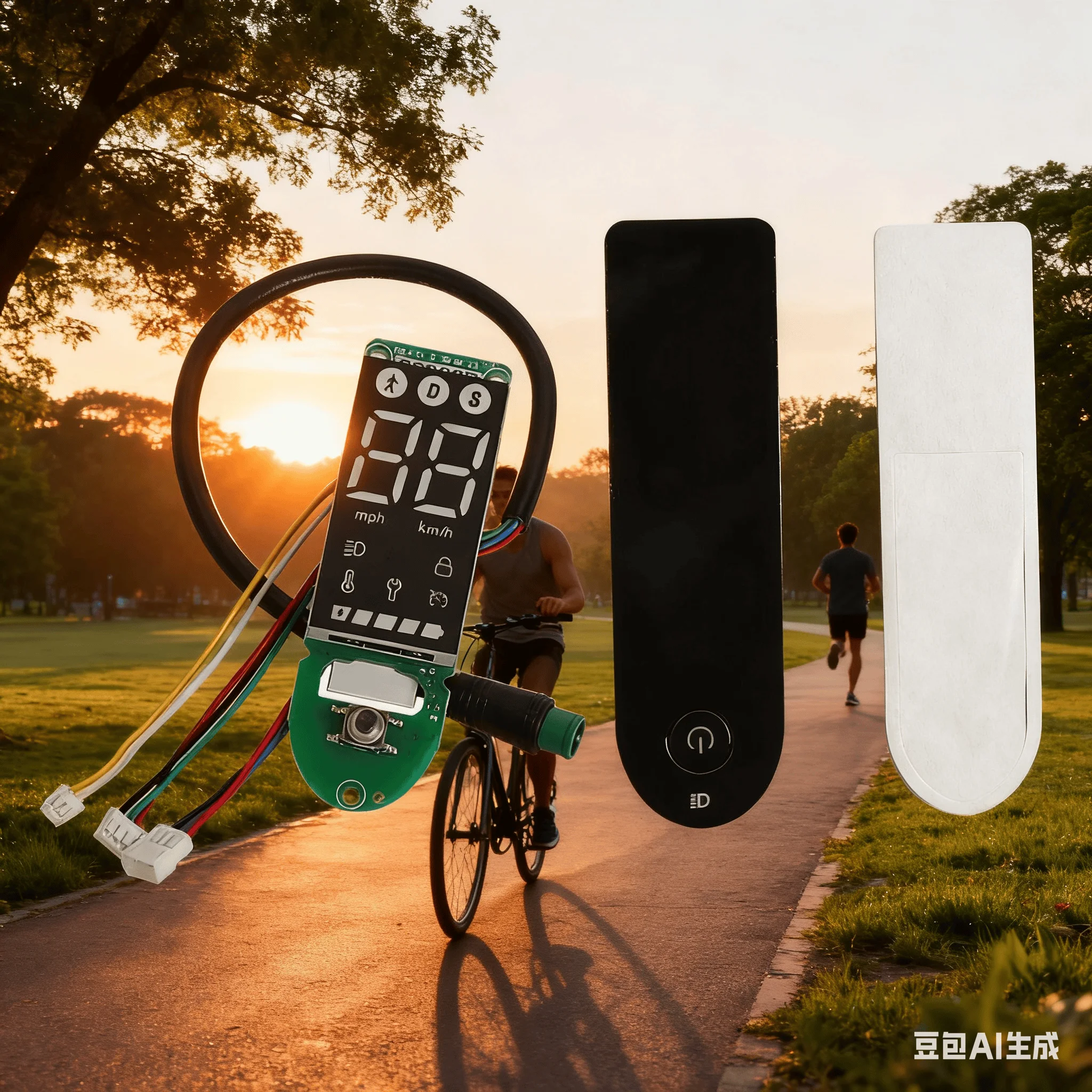 

Electric Scooter Dashboard With Display Panel Cover For Xiaomi For Mi4 Display Circuit Board Waterproof Instrument Shell