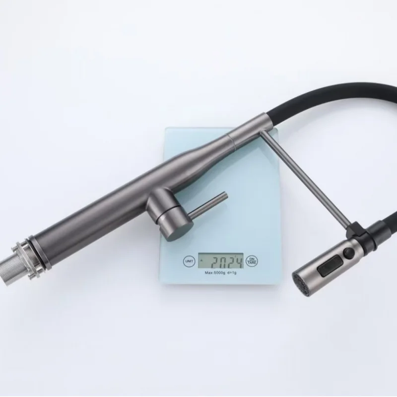 Kitchen Pull Out Faucet Universal Rotating Sink Faucet Hot And Cold Mixer Faucet Dual Use Magnetic Faucet