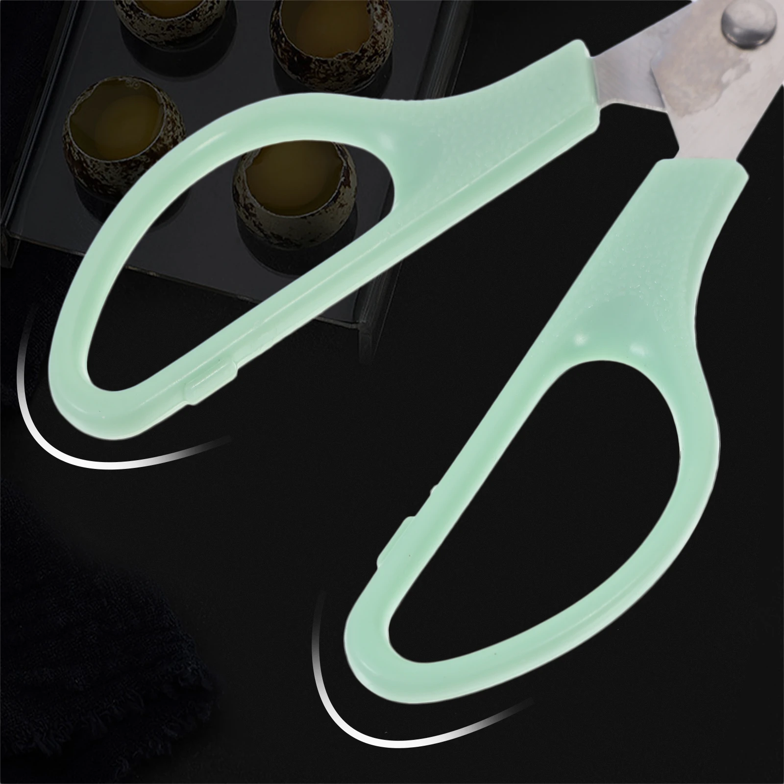 

Stainless Steel Egg Cutter Scissors Eggshell Opener Premium Easy Clean Smooth Surface Kitchen Gadget Home Restaurant