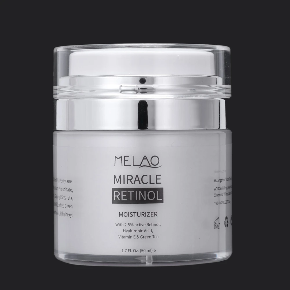

EIEI MELAO 1 Pcs Natural Vitamin C Serum For Face & 1 Pcs Retinol Moisturizer Face Cream