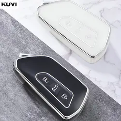 Fashion TPU Car Key Case Cover Shell Fob For Volkswagen VW Golf 8 MK8 ID-4 ID-6 For Skoda Octavia A8 For Seat Leon FR MK4 Cupra